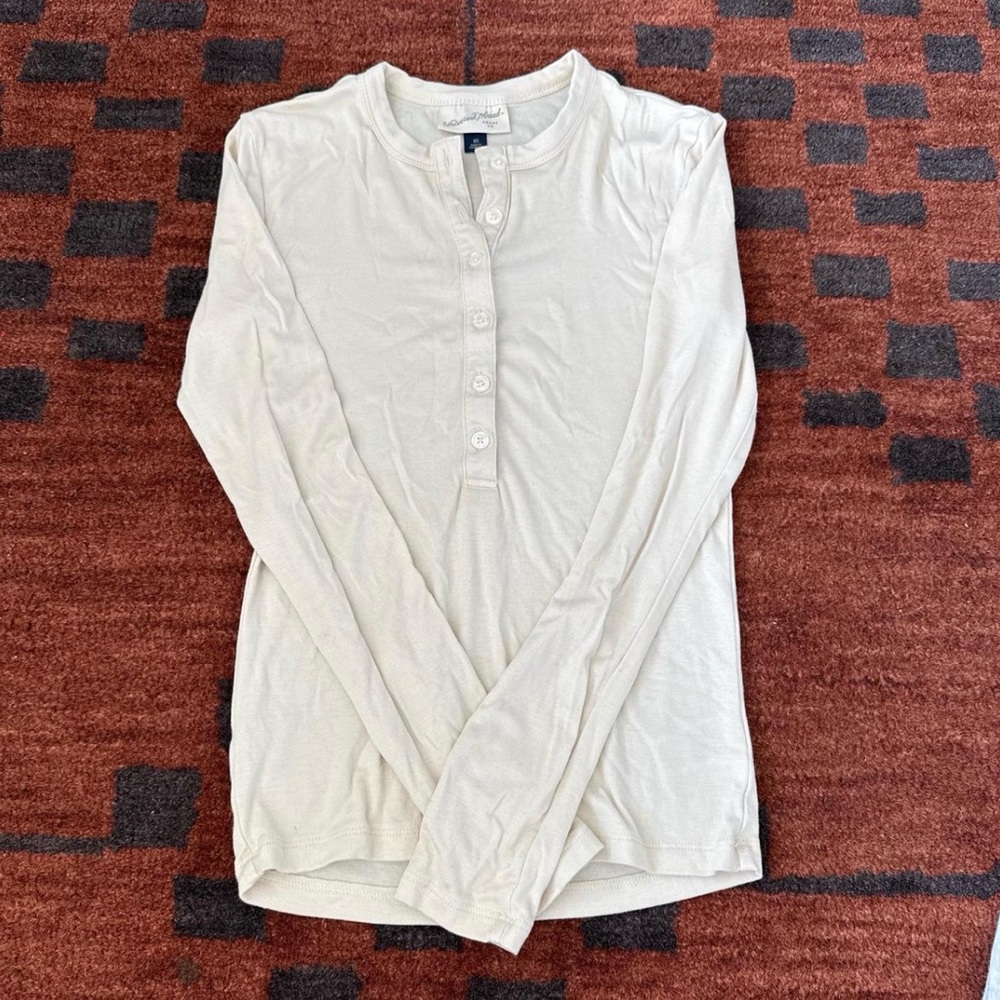 Universal Thread Cream Button Down Shirt